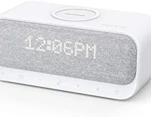 ENCEINTE ET RADIO-RÉVEIL ANKER SOUNDCORE WAKEY BLUETOOTH AVEC CHARGEUR QI SANS FIL 10W BLANC ( A3300321 )